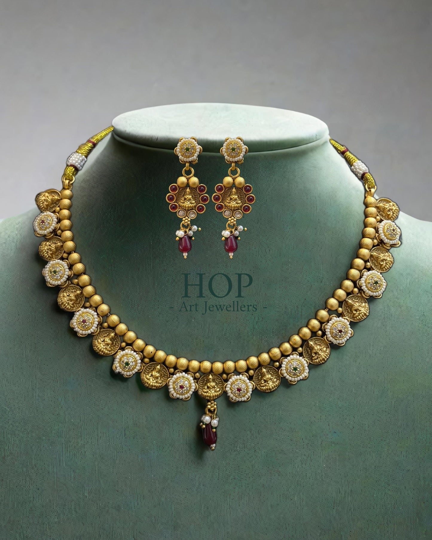 Rajwadi Gold Plated Necklace
