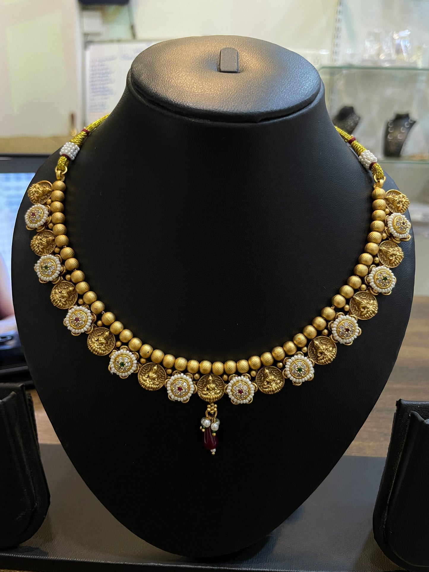 Rajwadi Gold Plated Necklace