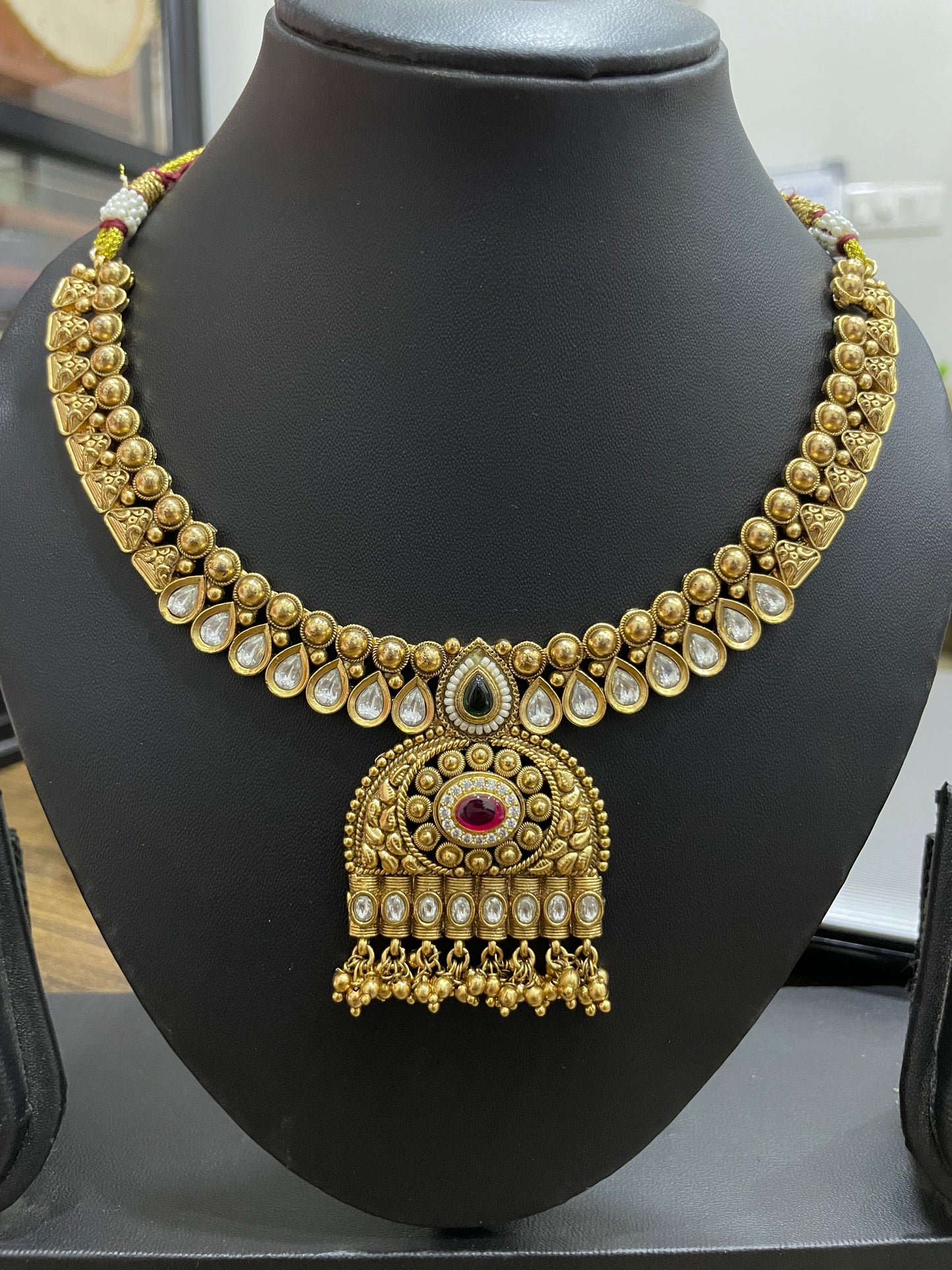 Rajwadi Gold Plated Necklace
